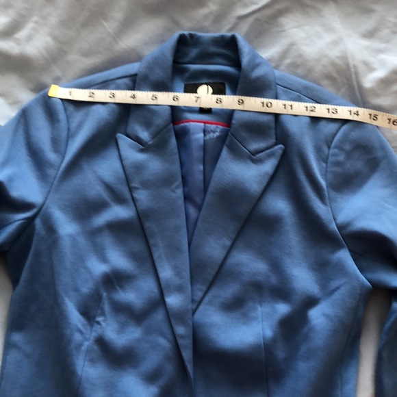 Jessica Light Blue Blazer Size Petite 2P - Picture 4 of 9